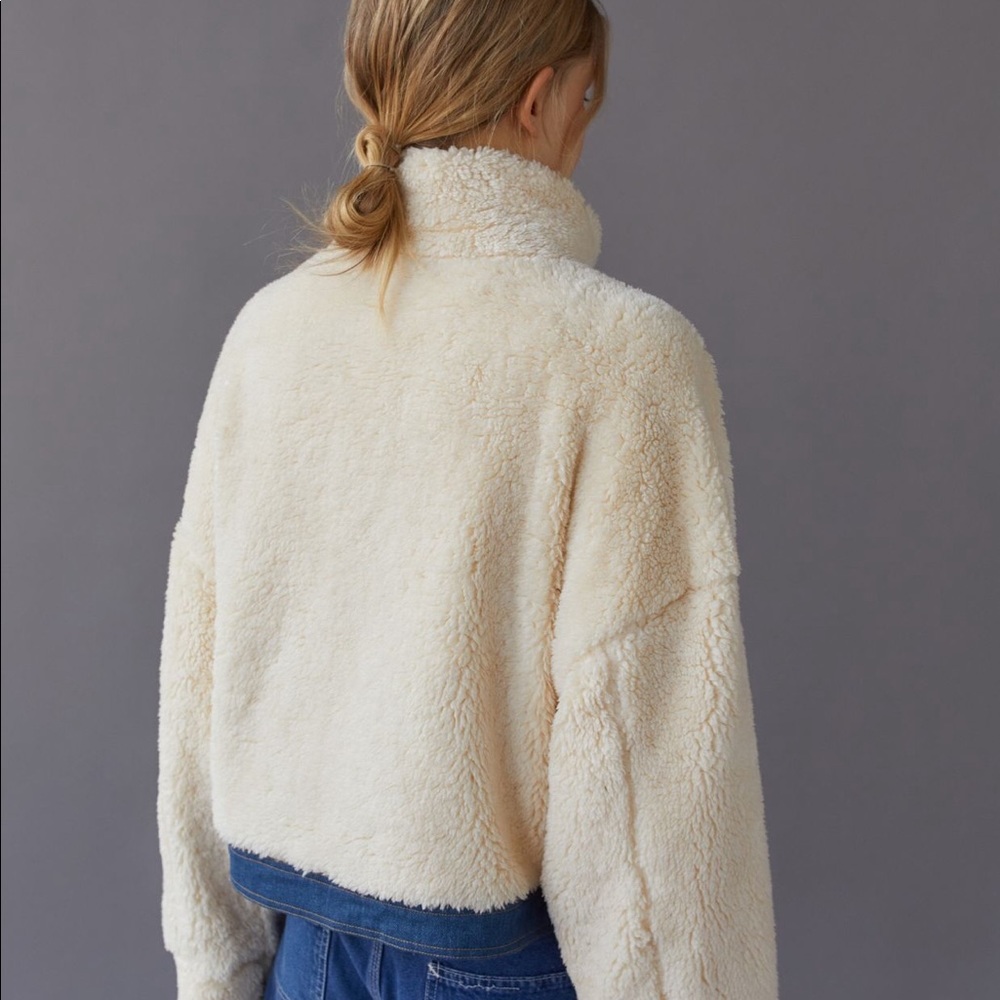 #82 CLOSEOUT FIRM 🌸New! Urban Outfitters Cozy Sherpa Jacket NWT - Picture 6 of 7
